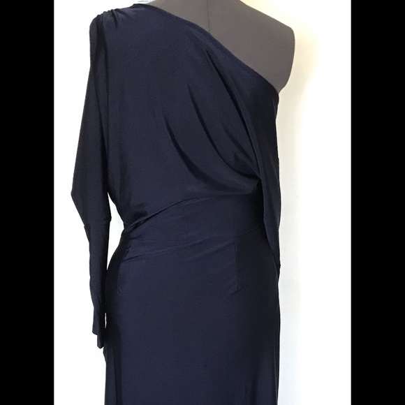 Blue off shoulder long dress - Picture 4 of 6